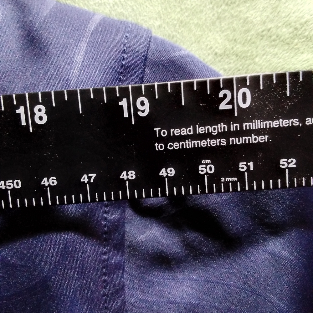 MAelreg performance polo Long sleeve XL Dark blue swirl pattern yellow t… - Picture 10 of 15